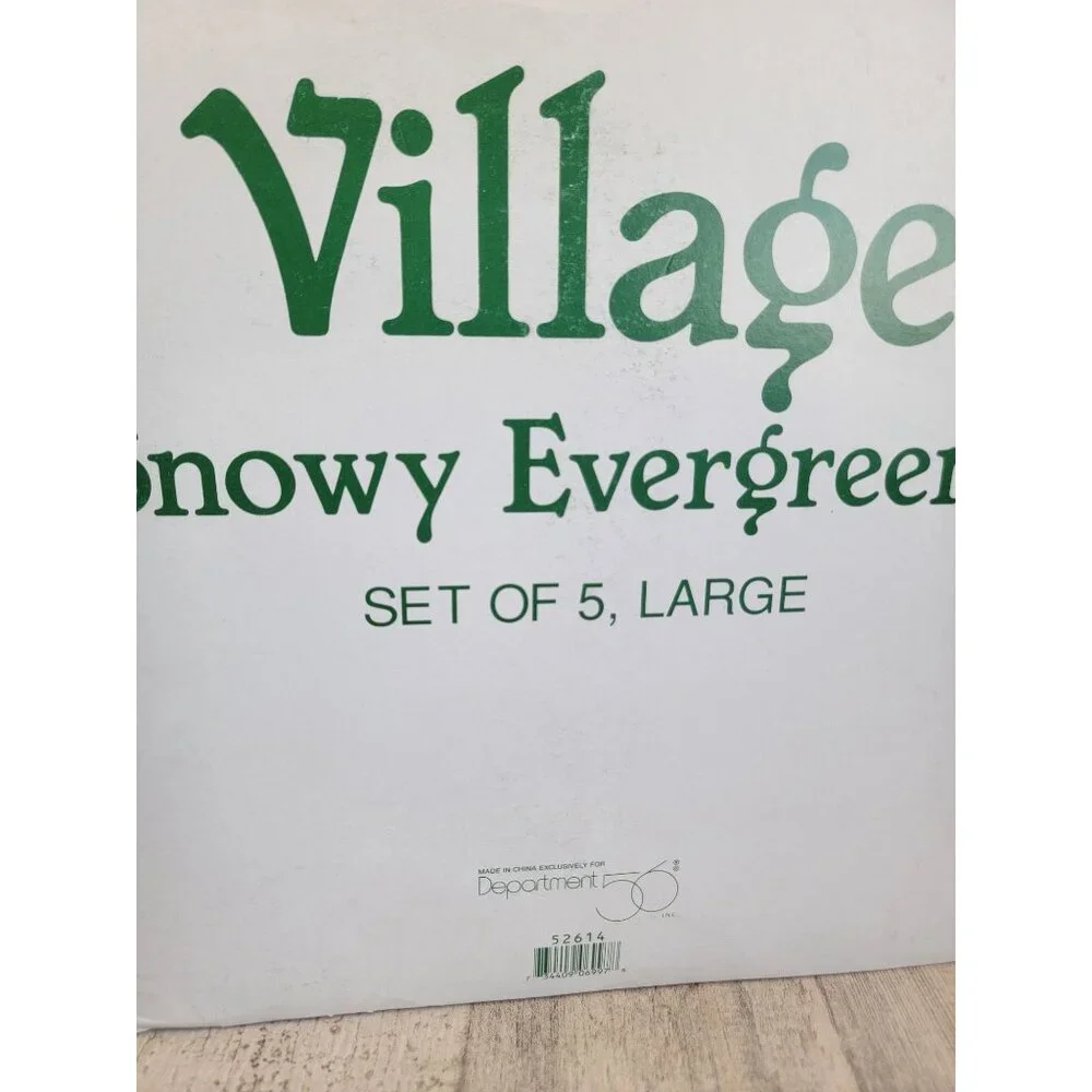 Dept‎ 56 52614 Snowy Evergreen tree Village accessory xmas